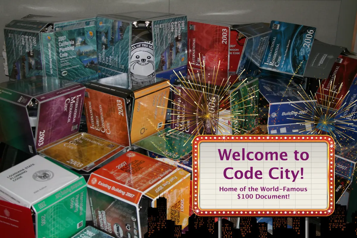 Lines of source code on a screen